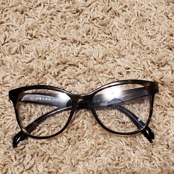 Prada VPR 12T Tortoiseshell Brand New Eyeglasses - Picture 1 of 2